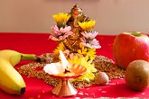 MG 9452   Bina & Amit's Hindu Ceremonies : ceremony, clean, cleanse, gujarati, hindu, indian, oil, pithi, wedding, yellow